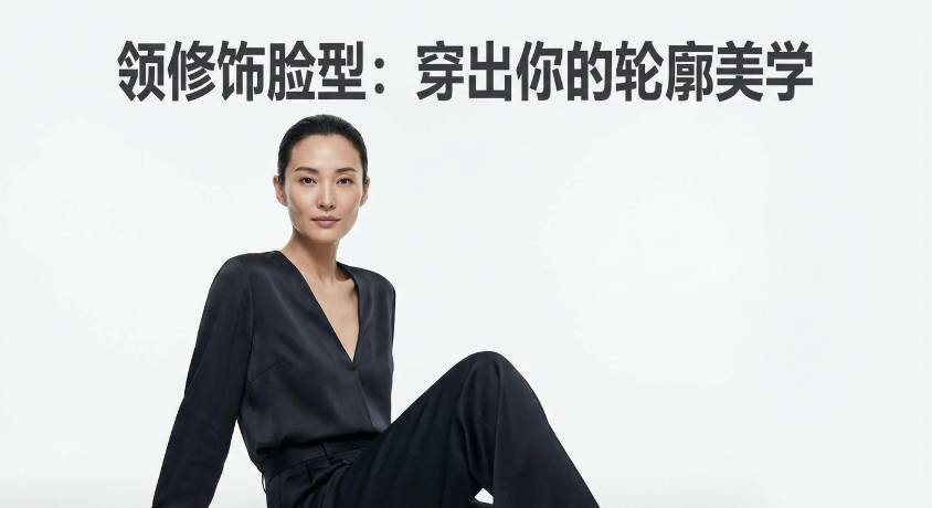 V领修饰脸型：穿出你的轮廓美学