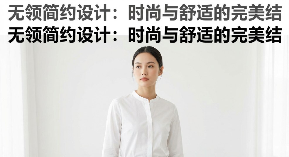 无领简约设计：时尚与舒适的完美结合