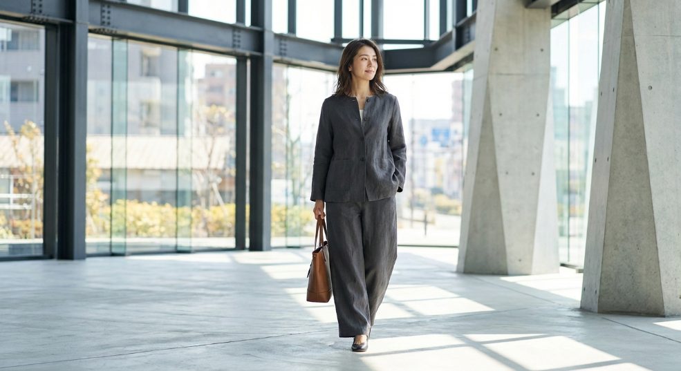 无领简约设计：时尚与舒适的完美结合第二张图