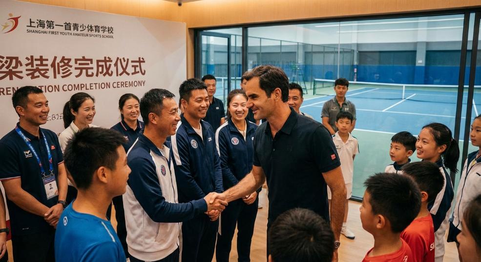 On 昂跑携手费德勒致敬网球幕后英雄并揭幕焕新球场第一张图