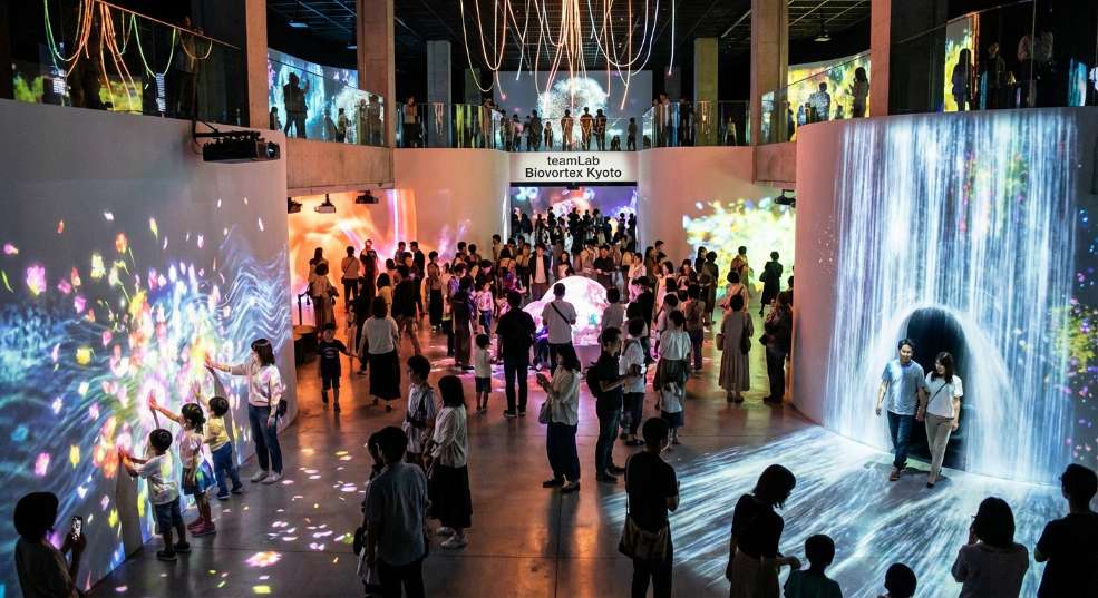 teamLab 于京都揭幕最大常设美术馆第二张图