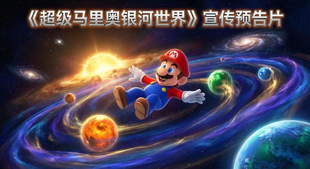 《超级马里奥银河世界》宣传预告片释出
