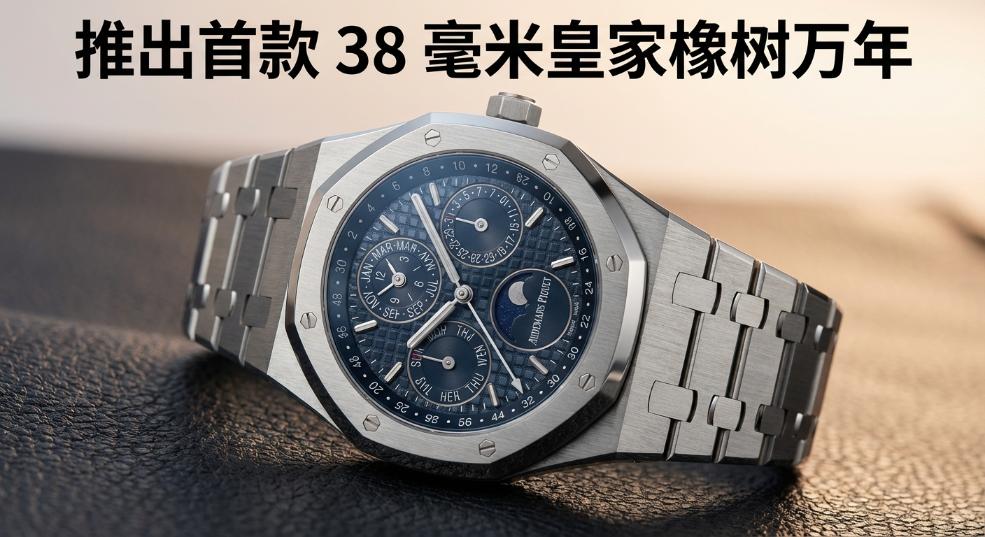 Audemars Piguet 推出首款 38 毫米皇家橡树万年历腕表