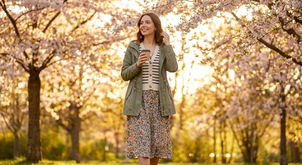 春季薄外套搭配指南：如何穿出层次感与时尚感第二张图