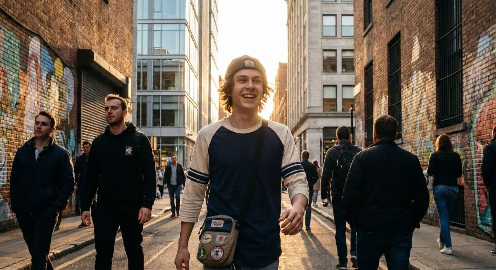 插肩袖运动感：打造街头潮流的秘密武器第二张图