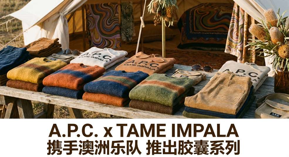 A.P.C. 携手澳洲乐队 Tame Impala 推出胶囊系列