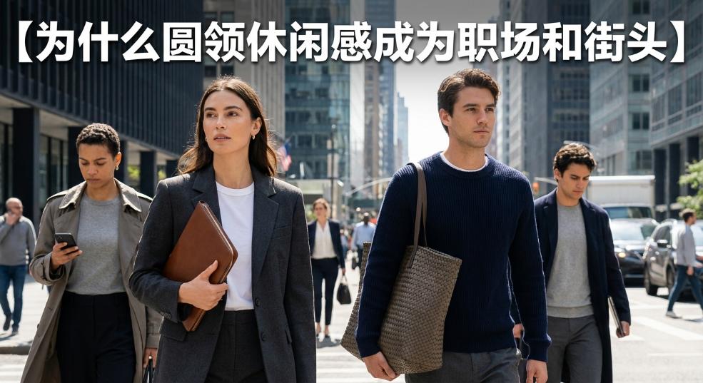 【为什么圆领休闲感成为职场和街头的潮流新宠？】