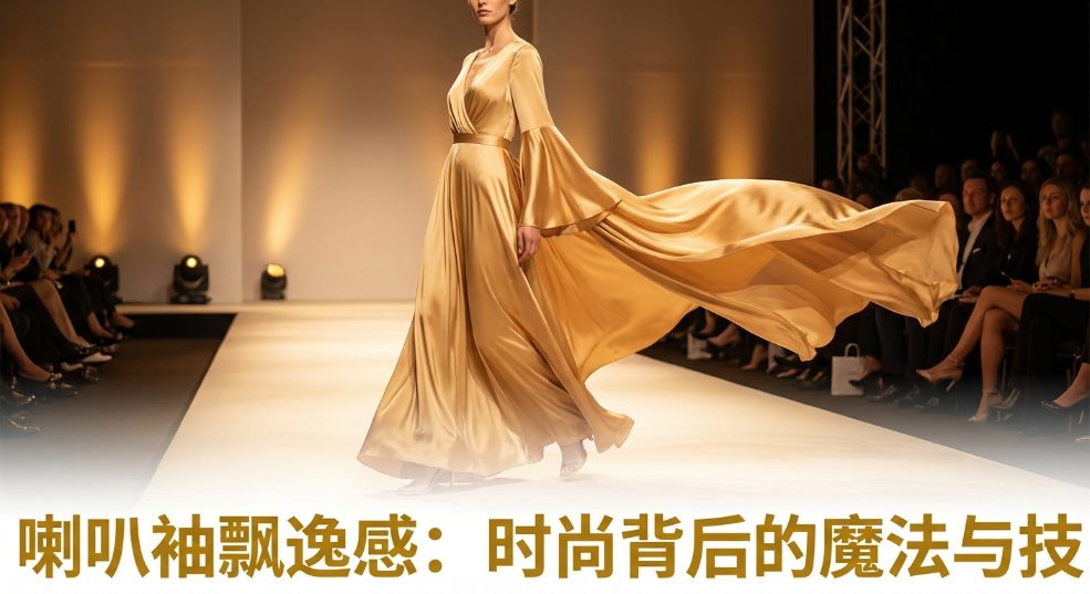 喇叭袖飘逸感：时尚背后的魔法与技巧揭秘