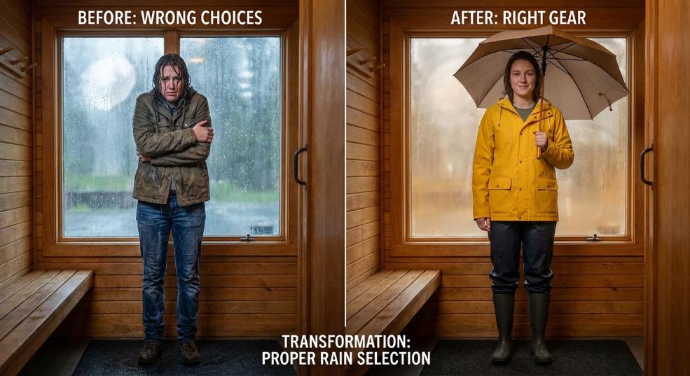 雨季实用穿搭方案：让你在湿润季节依然帅气又实用第二张图