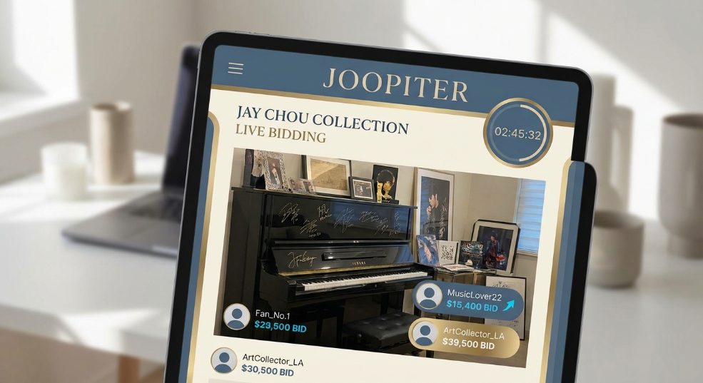 周杰伦携手 JOOPITER 开启个人收藏专场拍卖第二张图