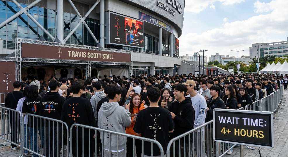 Travis Scott 首尔演出周边打破销售记录第二张图