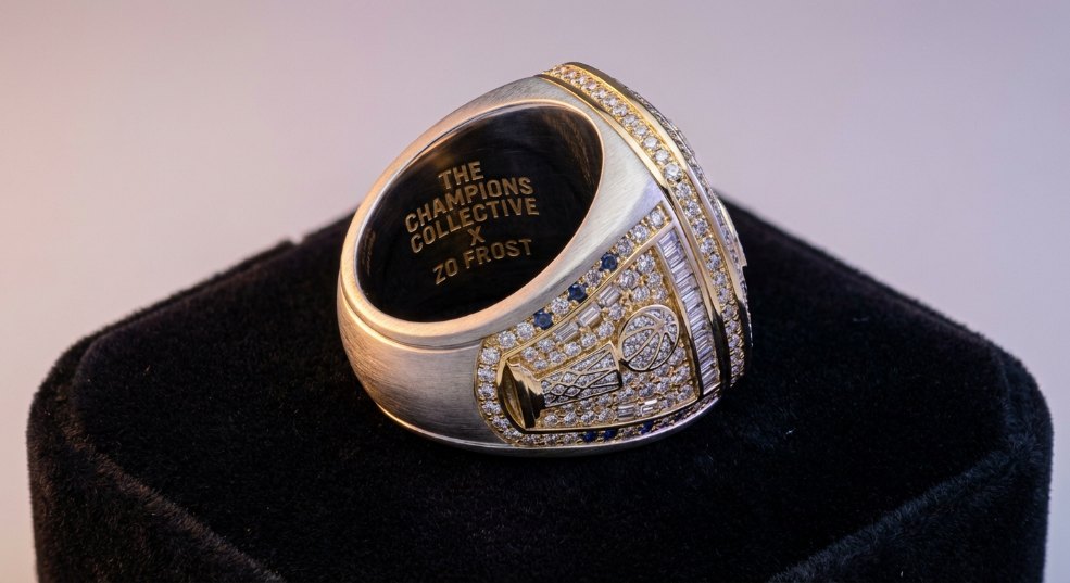 俄克拉荷马城雷霆队正式领取 NBA 总冠军戒指第一张图