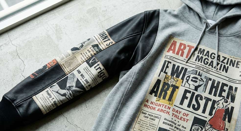 sacai 与当代艺术家 Mungo Thomson 推出联名系列第一张图