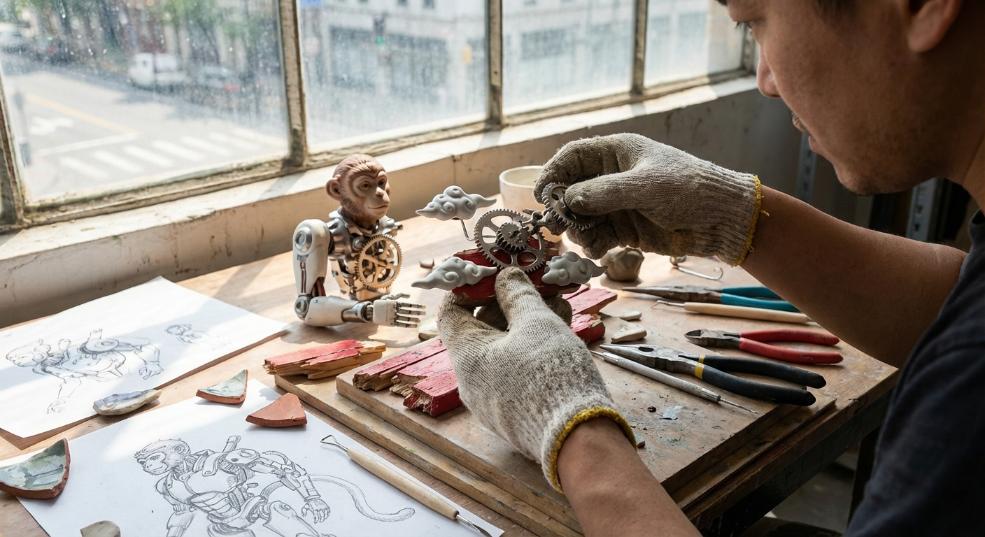 中日经典 IP 跨界艺术展「用十万马力去七十二变」于上海启幕第一张图