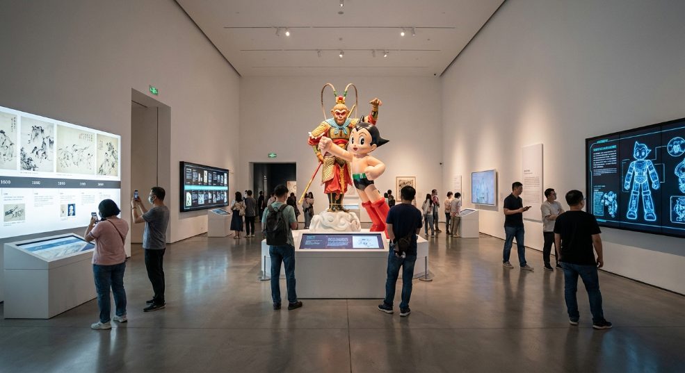 中日经典 IP 跨界艺术展「用十万马力去七十二变」于上海启幕第二张图