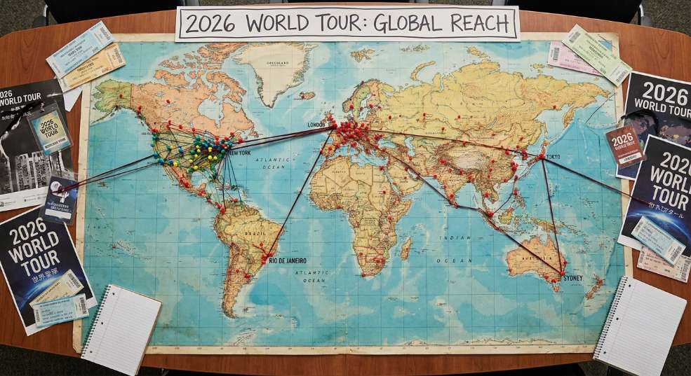 BTS 2026 年巡演将举办 65 场演出第二张图