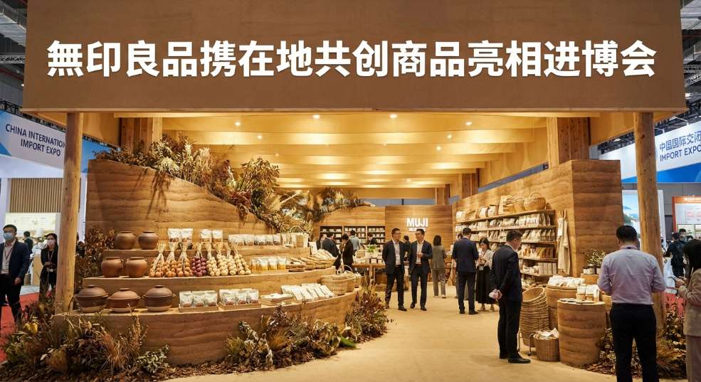 MUJI 無印良品携在地共创商品亮相进博会