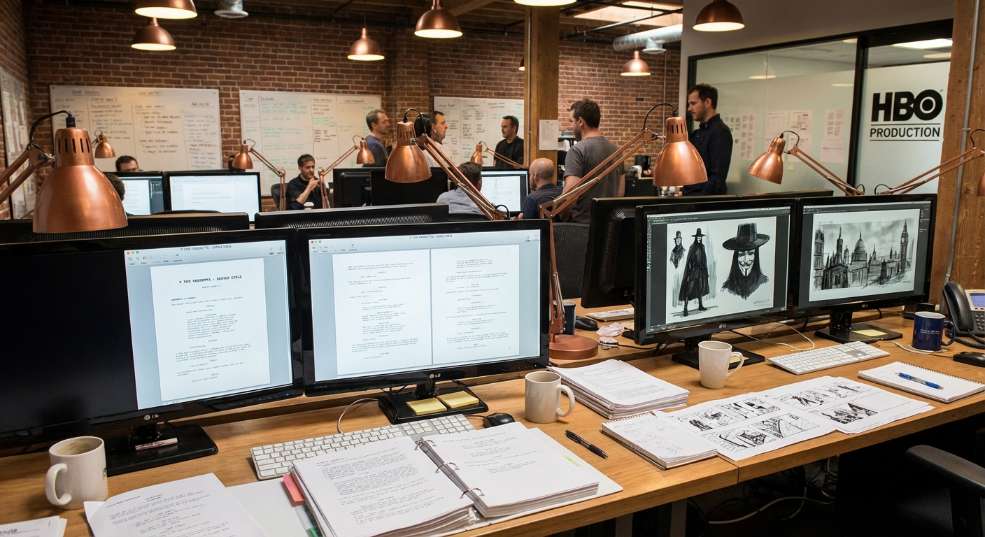 《V 字仇杀队》剧集筹备中，DC 掌门人 James Gunn 担纲执行制片人第二张图