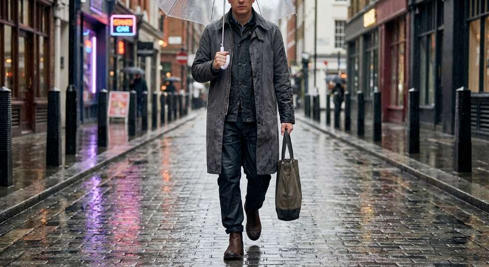 雨季实用穿搭方案：穿出风度与温度的完美平衡第二张图