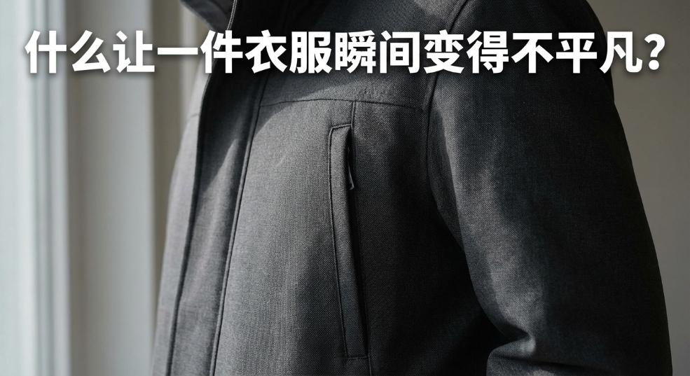 什么让一件衣服瞬间变得不平凡？或许你会说是设计、面料，或者裁剪。但我告诉你，无论潮流如何变迁，挖袋简洁设计早已成为巧妙融