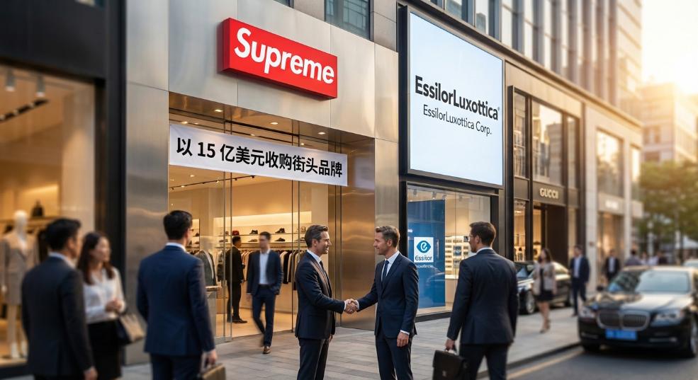 EssilorLuxottica 以 15 亿美元收购街头品牌 Supreme