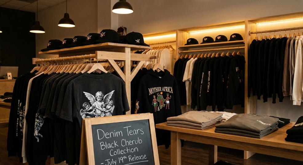 Denim Tears 最新系列「Black Cherub」发售在即第二张图