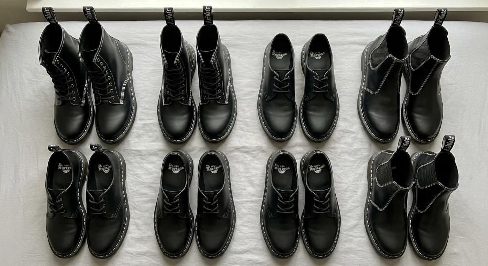 Dr. Martens 推出「白缝线」系列第一张图