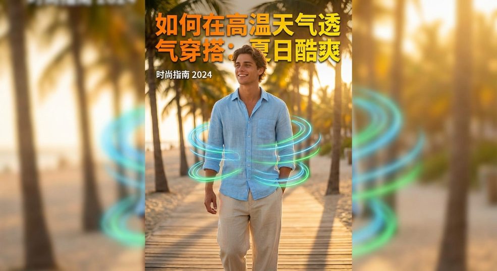 如何在高温天气透气穿搭：夏日酷爽指南