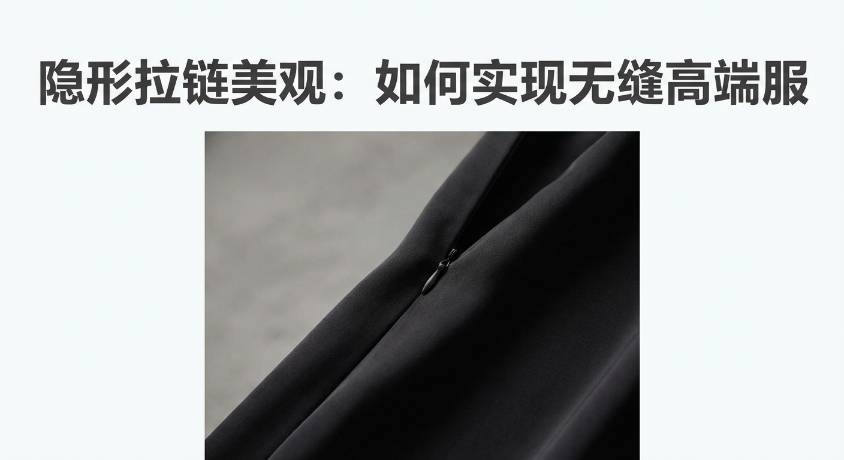 隐形拉链美观：如何实现无缝高端服装的秘密武器