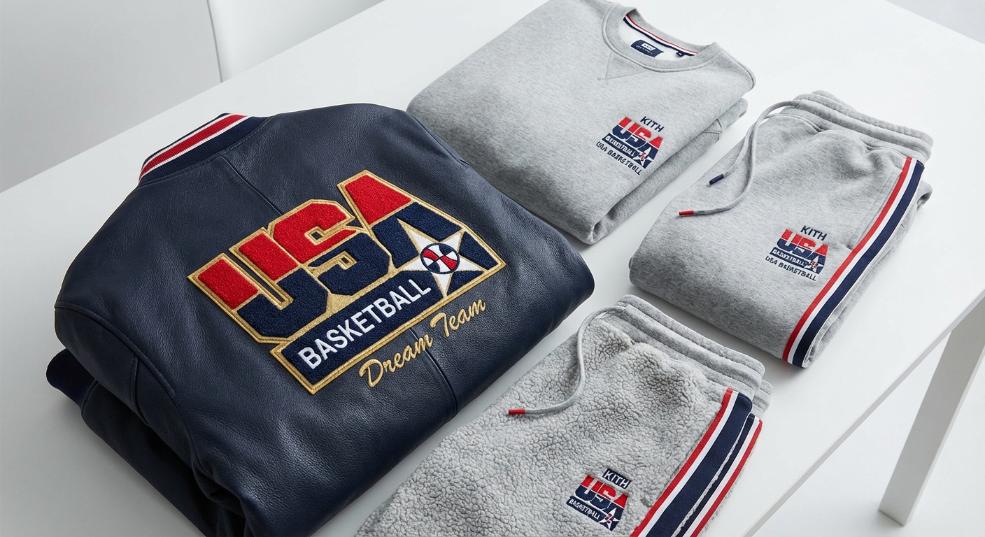 KITH 打造美国男篮特别胶囊系列第一张图