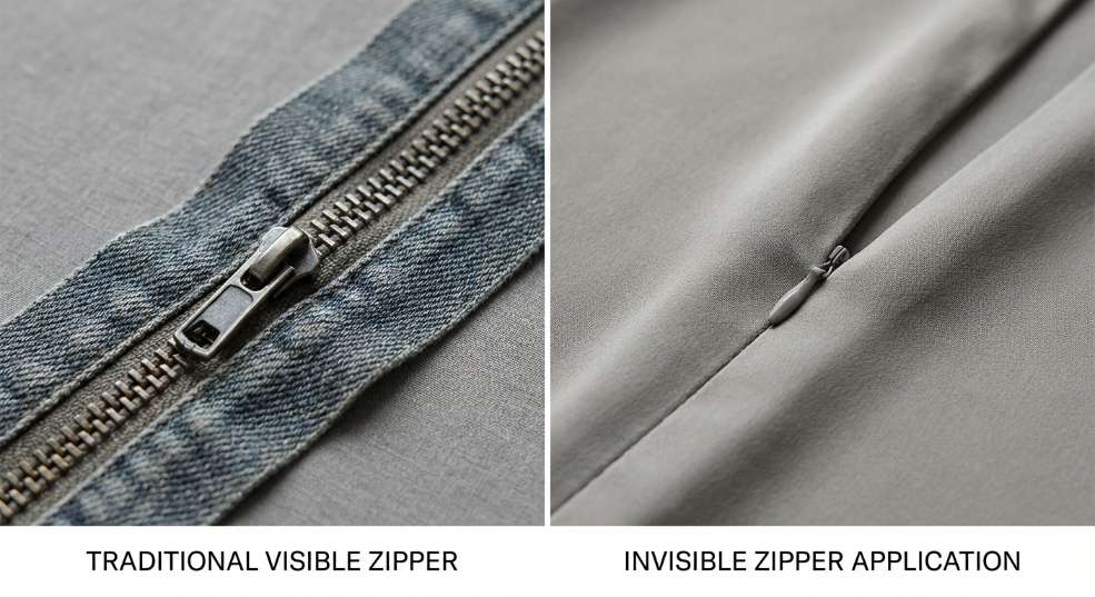 隐形拉链的美观秘密：让衣服焕发“无瑕”光彩第二张图