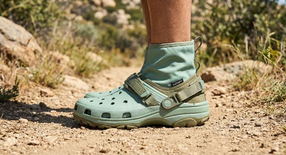 Satisfy 曝光与 Crocs 全新合作系列第一张图