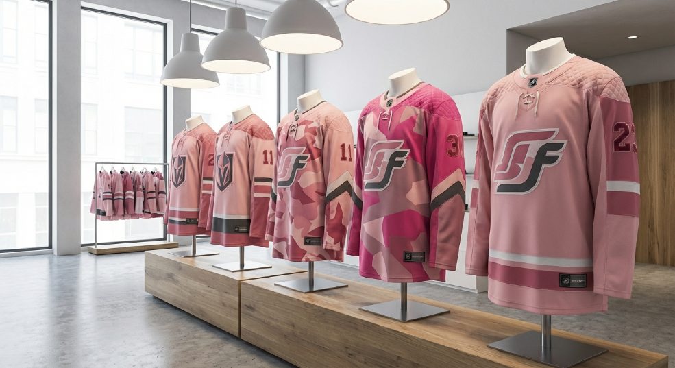 Vandy The Pink 曲棍球衣即将发售第一张图