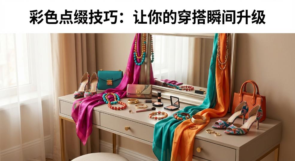 彩色点缀技巧：让你的穿搭瞬间升级的秘密武器