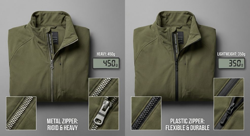 塑料拉链轻便：创新设计引领服装行业变革第一张图