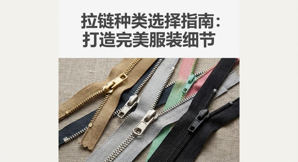 拉链种类选择指南：打造完美服装细节的秘密武器