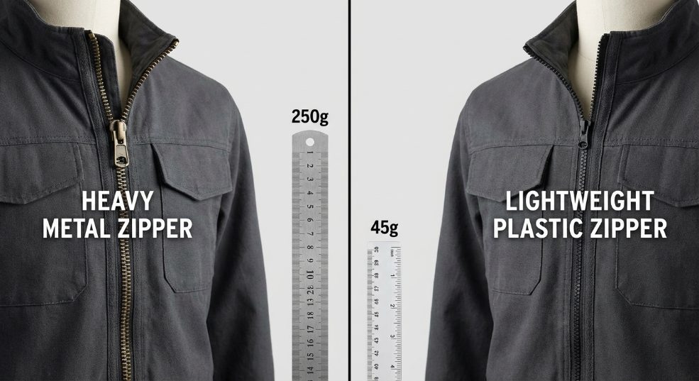 塑料拉链轻便：创新设计带来的服装变革第一张图
