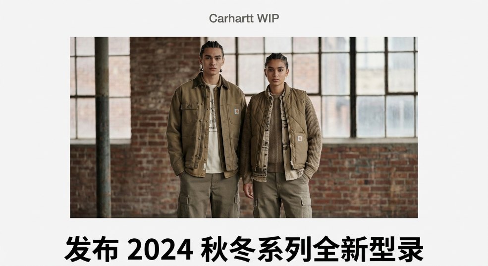 Carhartt WIP 发布 2024 秋冬系列全新型录