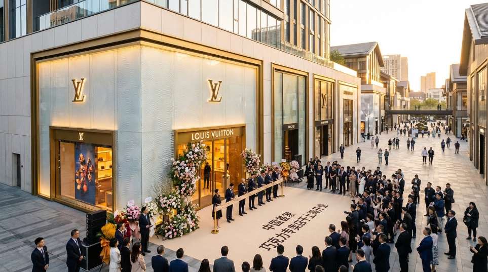 中国首家 LV 巧克力专卖店于上海开业