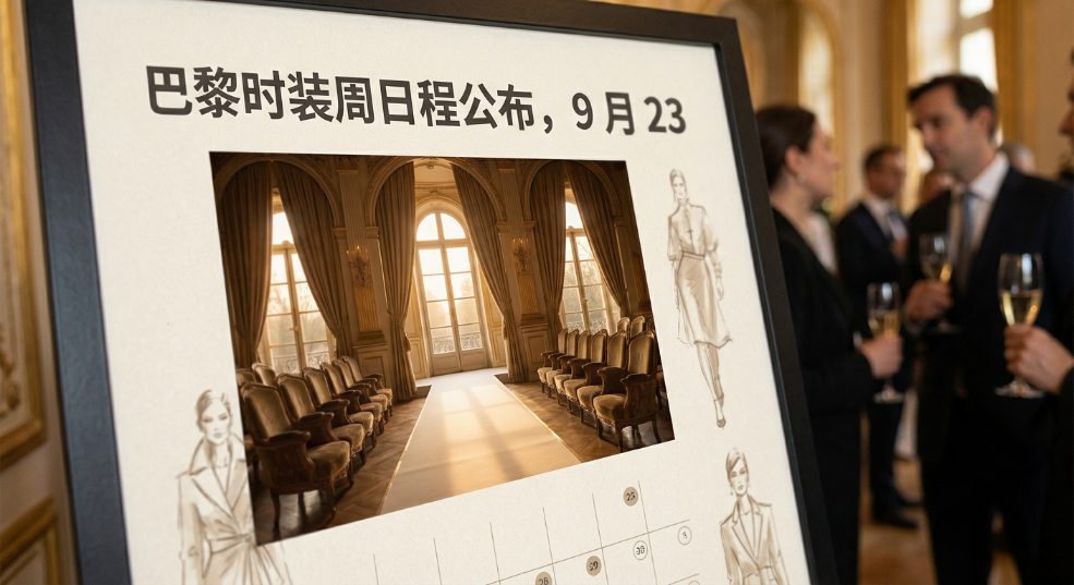 巴黎时装周日程公布，9 月 23 日开幕