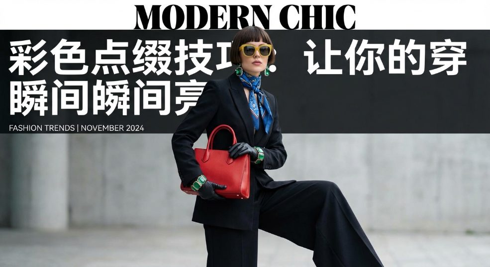 彩色点缀技巧：让你的穿搭瞬间亮眼的秘密武器