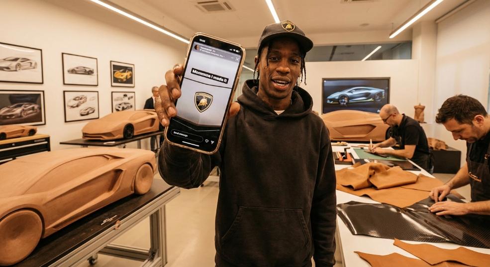Travis Scott 或将与 Lamborghini 进行合作第二张图