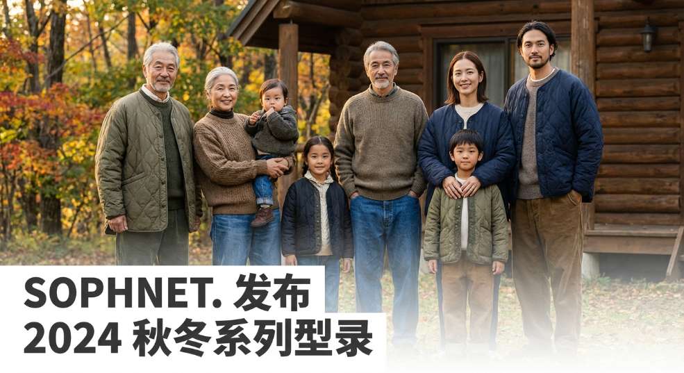 SOPHNET. 发布 2024 秋冬系列型录