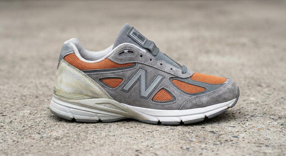 Aimé Leon Dore x New Balance 990V4「Orange Suede」抢先一览第二张图