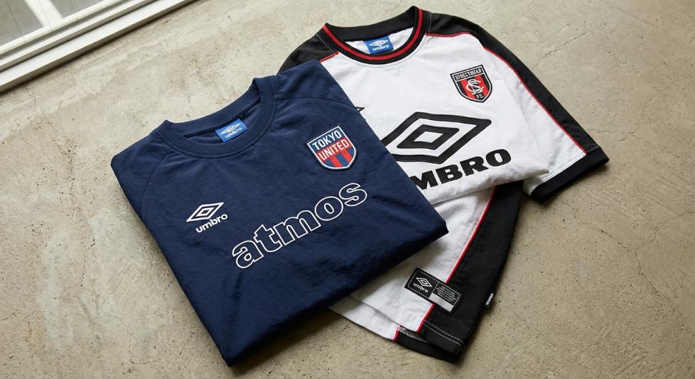 atmos x Umbro 发布全新合作系列球衣第一张图