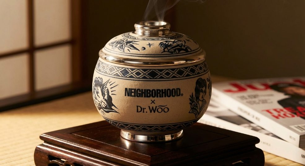 NEIGHBORHOOD®︎ x Dr. Woo 全新合作登场第二张图