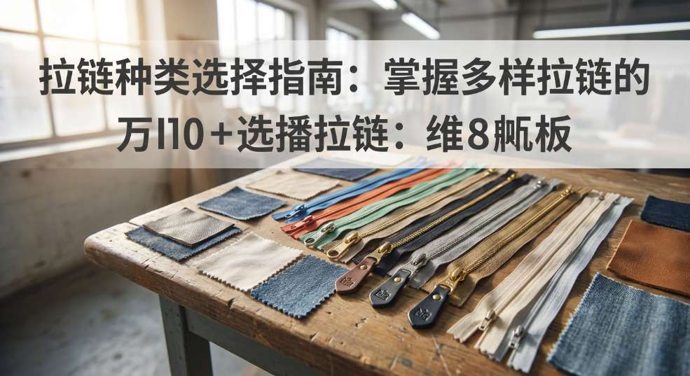 拉链种类选择指南：掌握多样拉链的秘密与技巧