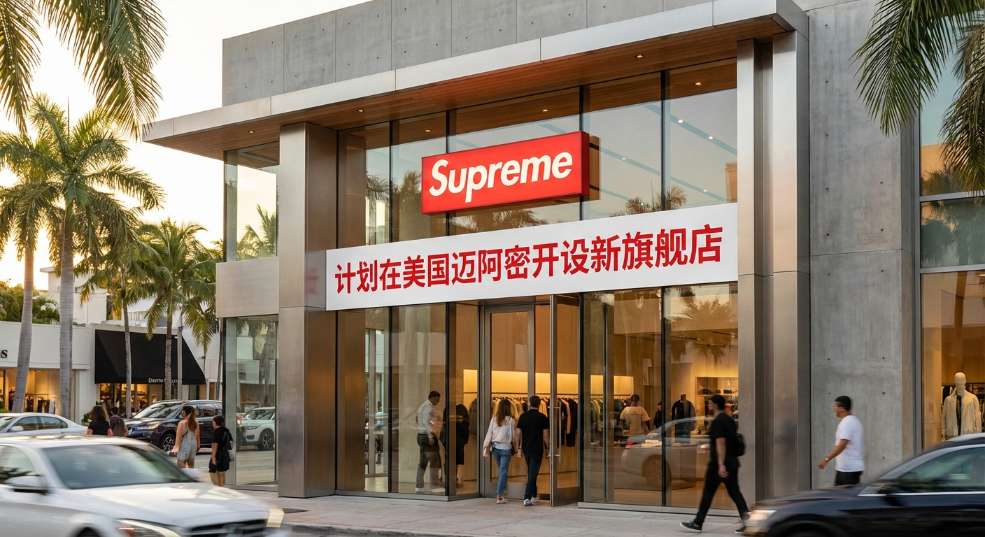 Supreme 计划在美国迈阿密开设新旗舰店