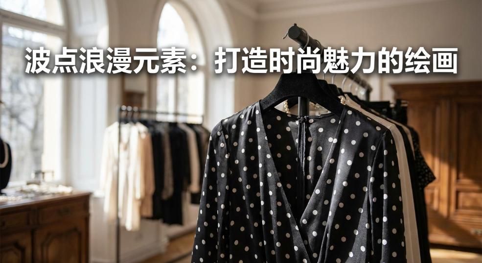 波点浪漫元素：打造时尚魅力的绘画笔触