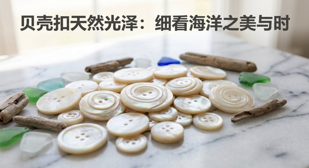 贝壳扣天然光泽：细看海洋之美与时尚的完美结合